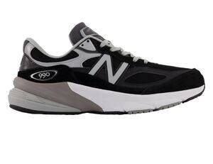 New Balance 990v6 Made in USA Womens 10.5 Black Sneakers Lock Lace Running Shoe